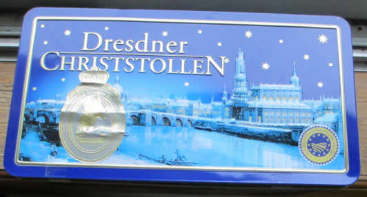 Dresden traditional christmas cake