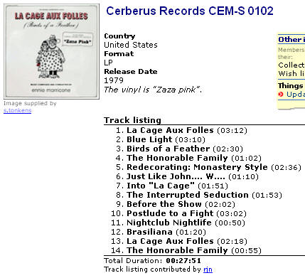 Cerberus Records CEM-S 0102  