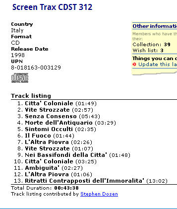 Screen Trax CDST 312