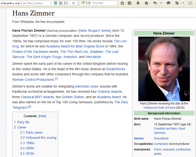 About Hans Zimmer