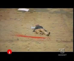 The start of the movie is bloody (and its end scene).