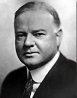 Herbert Hoover (31th president 1929-1933) 