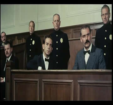 Sacco and Vanzetti in dock 