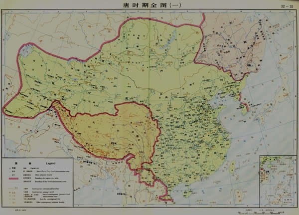 ƴͼ A map of Tang Dynasty