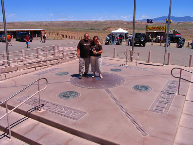 Four Corners. 4 states - Utah, Colorado, Arizona and New Mexico - meet at one point. 