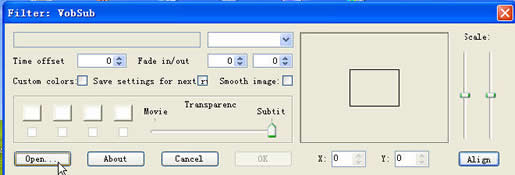 VobSub Configure" 
