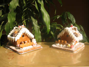 the ginger house and ginger biscuit that was bought in December 2006 in Nanjing Grand Hotel (In Nanjing of China)