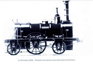 : La Gironde (1836) Premiere locomotive sortie des usines du Creusot -:³1836Ļ