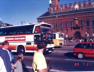 1989.7.21 㳡(Kopenhavns Radhus  Radhuspladsen ) ķֵ.ɫƺǸ籾ɫ.ͽͭڲԶĵط.