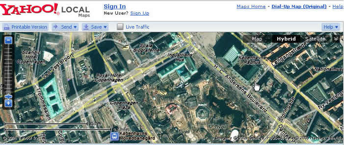 ͼռһ(Լ8)λõĵطǵ԰(עTivoli).԰Խ·ǻʼҷ(עRoyal Hotel Copenhagen).԰Ҳ·̶ľĹ㳡(ָ),㳡Ҳǲнֵ˳.