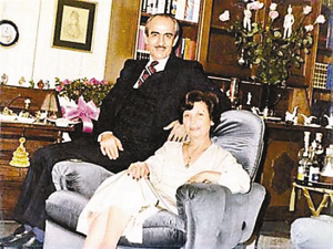 Gevorg Vardanyan and his wife