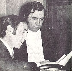 Charles Aznavour(Left) and Georges Garvarentz(Right)