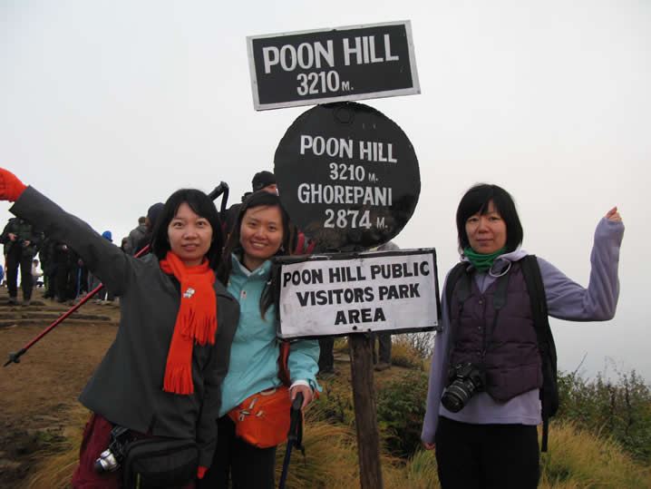 我们这次徒步的主旋律,我们要上到3200米高的Poon Hill,从那里瞭望对面的雪山