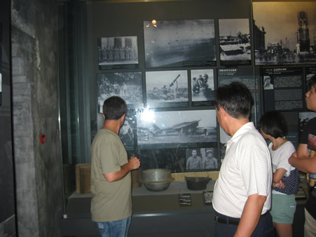 In the Nanjing massacre memorial hall