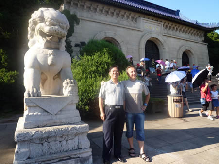 In the Dr. Sun Yat-sen's Mausoleum