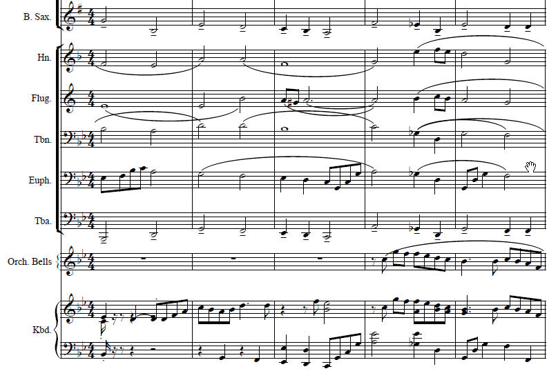 A full score of Cnema Paradiso