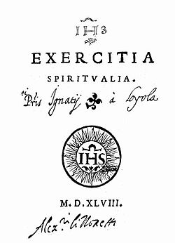 Exercitia spiritualia 1548